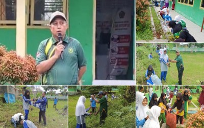 MAN 2 Maluku Tengah Peringati Hari Anak Nasional dengan Aksi Sosial dan Peduli Lingkungan