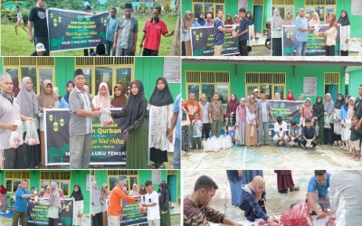 MAN 2 Maluku Tengah Laksanakan Pemotongan Hewan Kurban, 59 Siswa Terima Daging Kurban