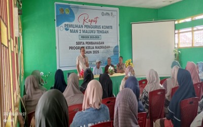 La Baiena Terpilih Jadi Ketua Komite MAN 2 Maluku Tengah Periode 2025–2028