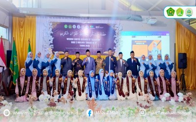Wisuda Santri Asrama At-Tazkiyah Ke-IV MAN 2 Maluku Tengah berlangsung khidmat