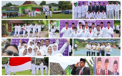 Pasukan Paskibraka MAN 2 Maluku Tengah Sukses Jalankan Tugas pada Upacara HAB Kemenag ke-79