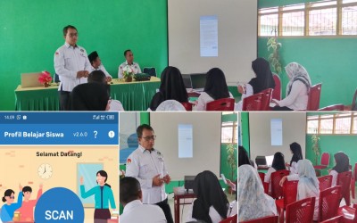 MAN 2 Maluku Tengah Laksanakan Pengisian Data Siswa Inklusif pada Aplikasi Profil Belajar Siswa